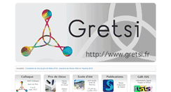 Desktop Screenshot of gretsi.fr