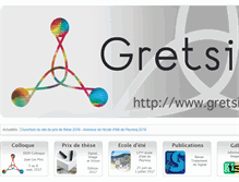 Tablet Screenshot of gretsi.fr